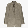 Taupe Girlfriend All Over Pailletten Glamour Blazer von Tagliatore - Blazers TAGLIATORE