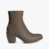 Taupe weiche Nappa Stiefel mit Doppelreißverschluss von Rocco P - Shoes ROCCO P
