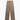 Taupefarbene Stretchvelour Leder Wide Leg Hose von Novelle - Trousers NOVELLE