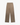 Taupefarbene Stretchvelour Leder Wide Leg Hose von Novelle - Trousers NOVELLE