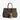 Taupefarbene Veloursledertasche mit Schmuckbesatz und Schulterriemen von Mia Bag - Accessories MIA BAGS
