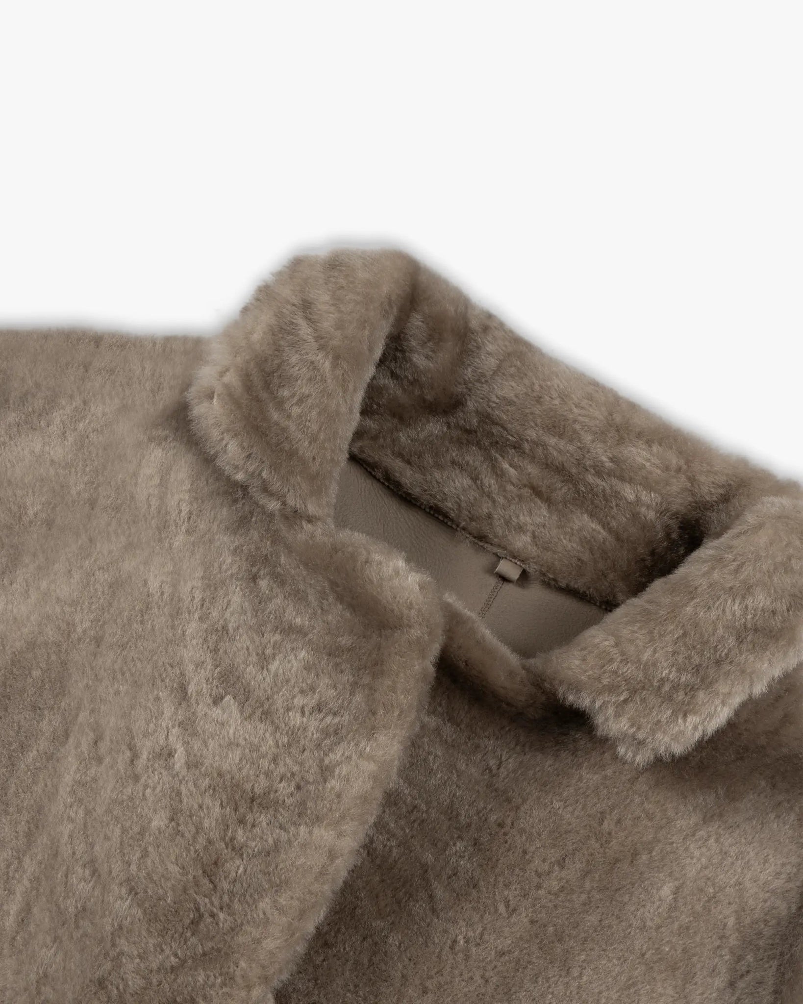 Taupefarbener Reversibler Einreiher Kurzmantel von Novelle - Coats & Jackets NOVELLE