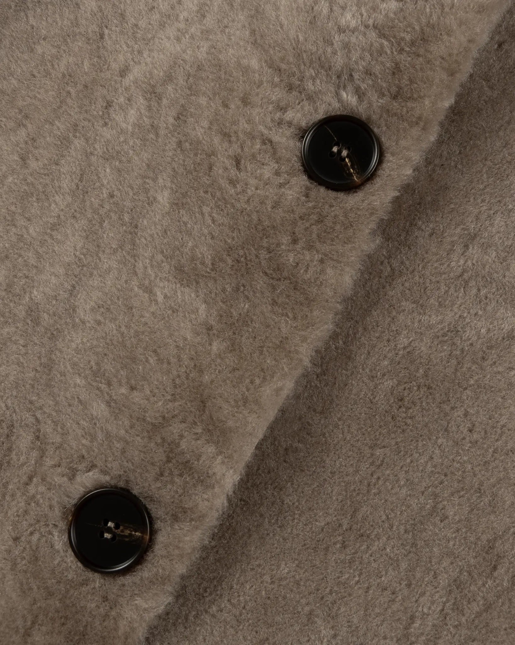 Taupefarbener Reversibler Einreiher Kurzmantel von Novelle - Coats & Jackets NOVELLE