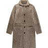 Taupefarbener Reversibler Einreiher Kurzmantel von Novelle - Coats & Jackets NOVELLE