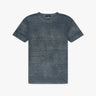 Titanium Blaues Handgesprühtes Leinen T-Shirt von Avant Toi - Shirts AVANT TOI
