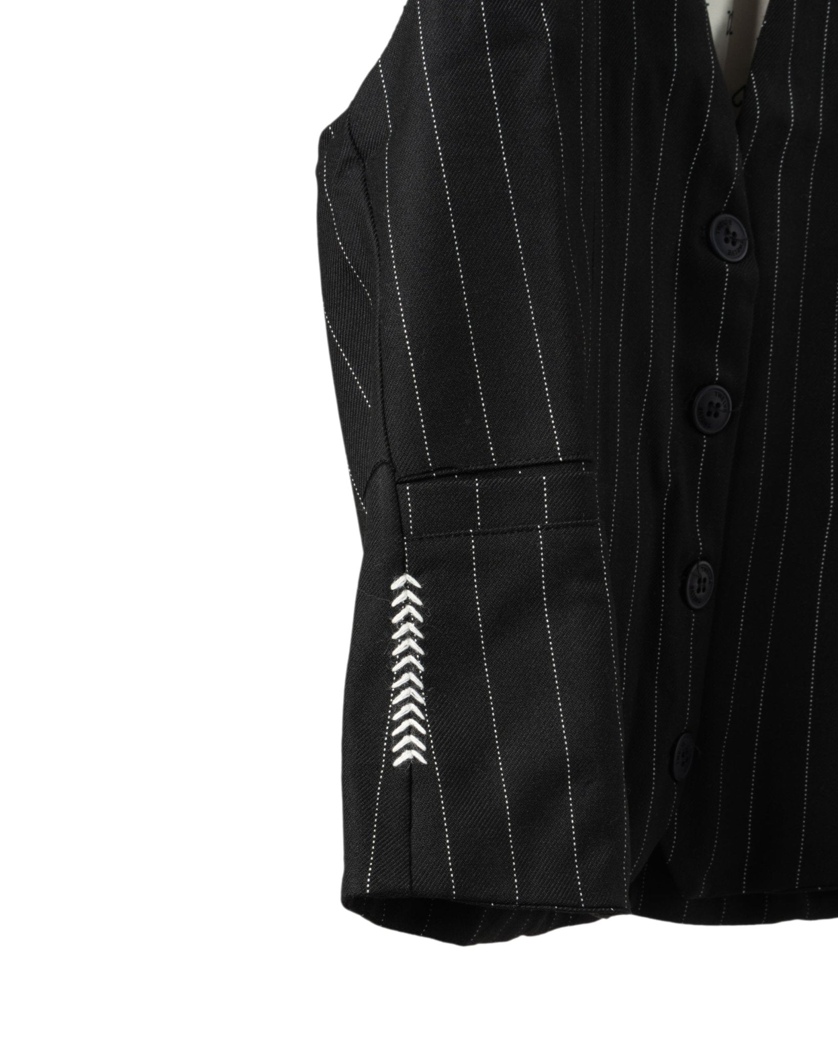 TWELVE | PIN STRIPE GILET MANON - Vests TWELVE