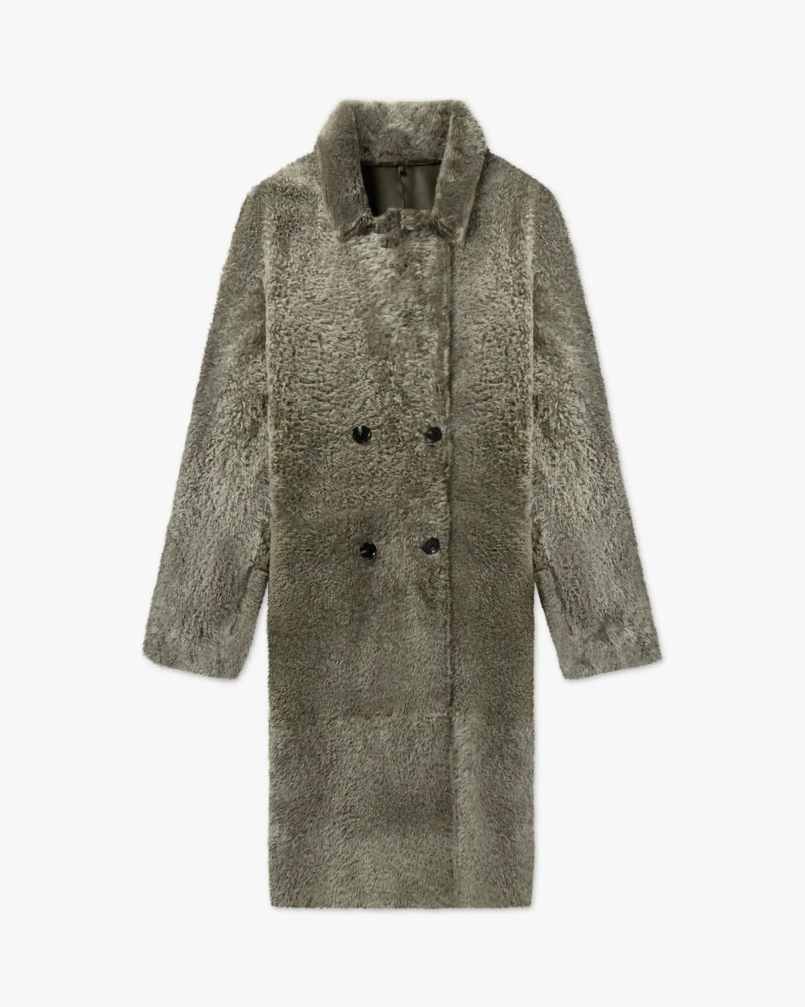 Ultraleichter Einreiher Shearlingmantel von Nove - Coats & Jackets NOVE