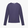 Violettes Long Sleeve Open Crew Neck T-Shirt von Michael Stars - Shirts MICHAEL STARS