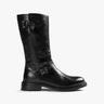 Waschschwarze Mittelhohe Biker Suede Stiefel von Cordwainer - Shoes CORDWAINER