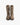 Washed Leaf Cremefarbene Mittelhohe Biker Suede Stiefel von Cordwainer - Shoes CORDWAINER