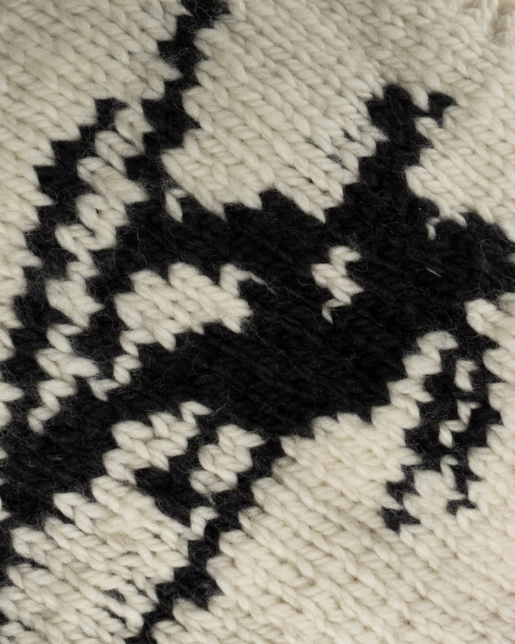 Weiß schwarze Stehkragen Zip Cardigan von Frantic by Andrea Venturini - Knitwear FRANTIC
