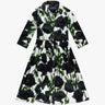 Weiß - schwarzes Poppy Polen Big Audrey Dress von Samantha Sung - Dresses SAMANTHA SUNG