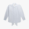 Weiße Baumwoll Popelin Schlupenbluse von Le Sarte Pettegole - Blouses LE SARTE