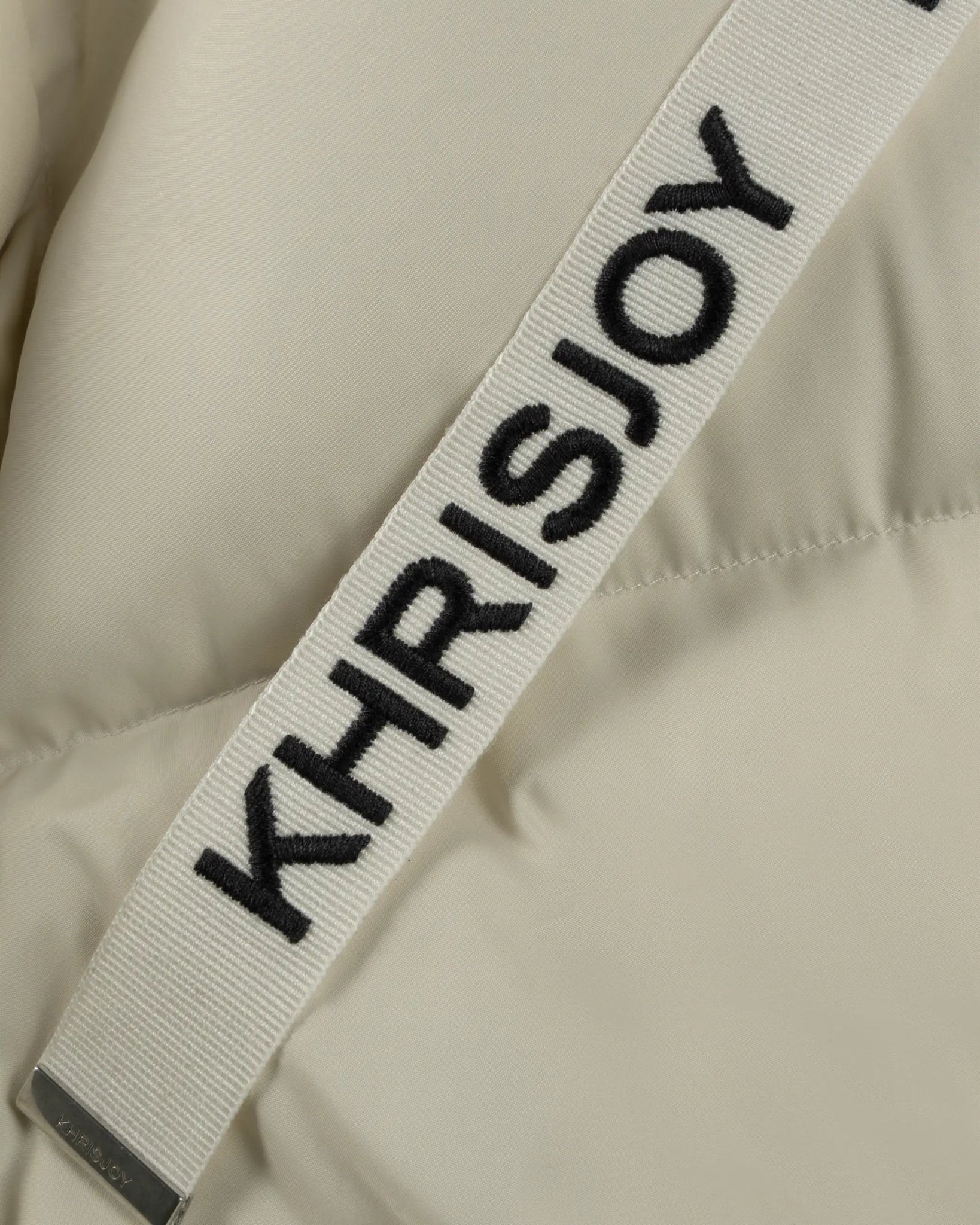 Weiße Matte Icon Nylon Weste von Khris Joy - Vests KHRISJOY