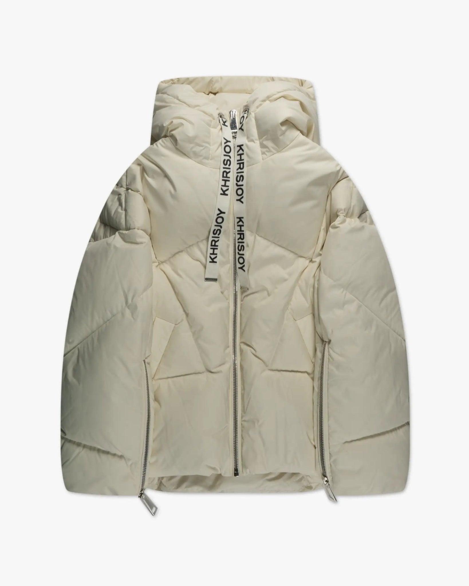 Weiße Matte Icon Nylon Weste von Khris Joy - Vests KHRISJOY