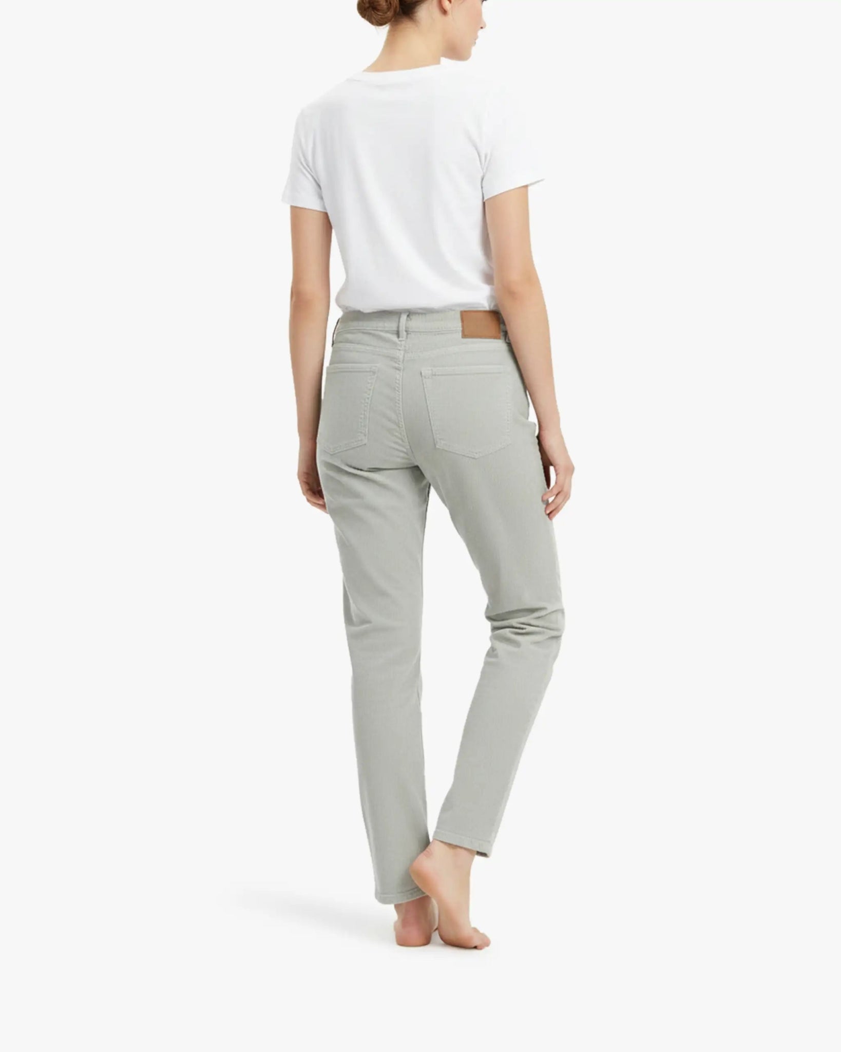 Weiße Soft Kordhose von Handpicked - Trousers HANDPICKED