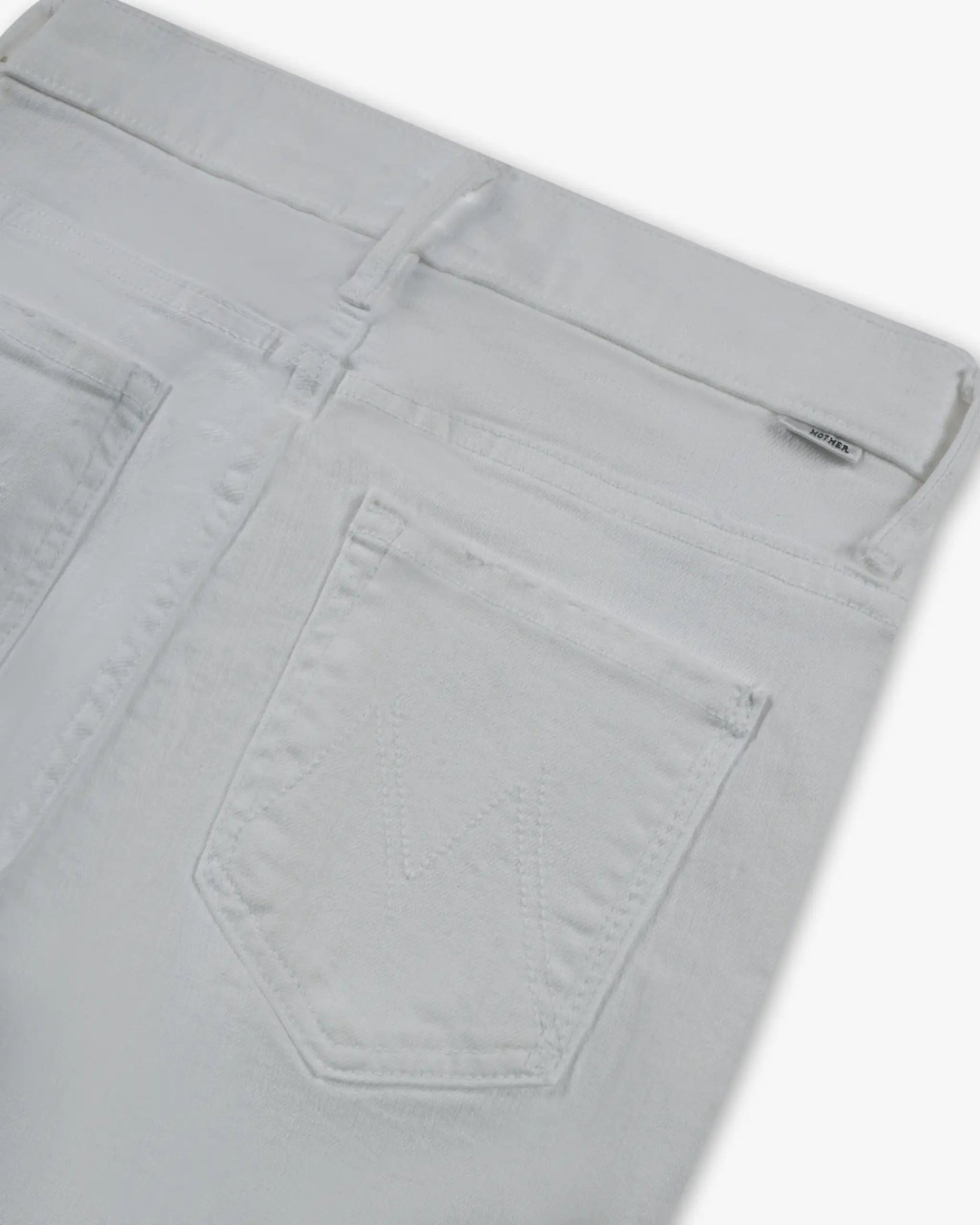 Weiße The Weekender Jeans Hose von Mother - Denim MOTHER