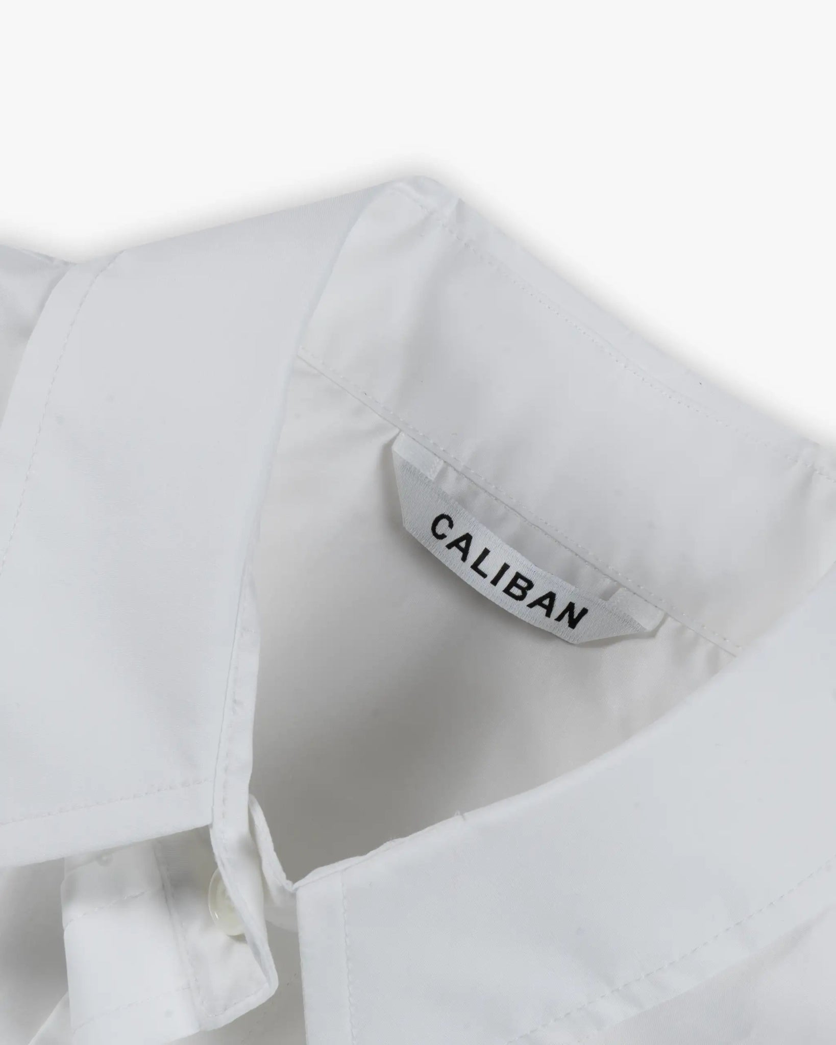 Weiße Uni Hemd Bluse von Caliban - Blouses CALIBAN
