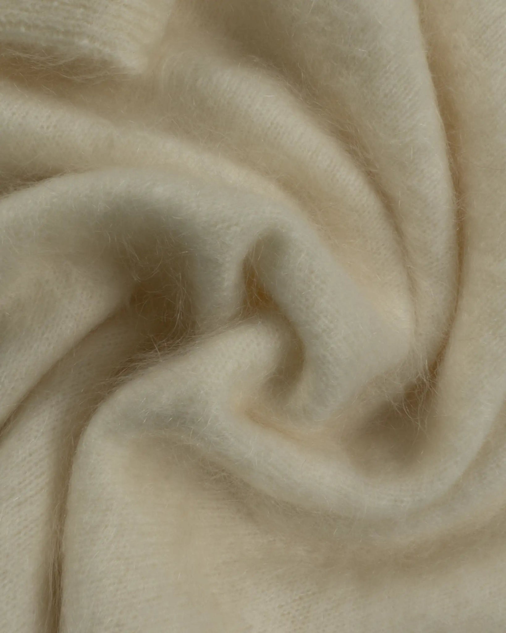 Weißer Brushed Cashmere Rundhals Pullover von Jumper - Knitwear JUMPER