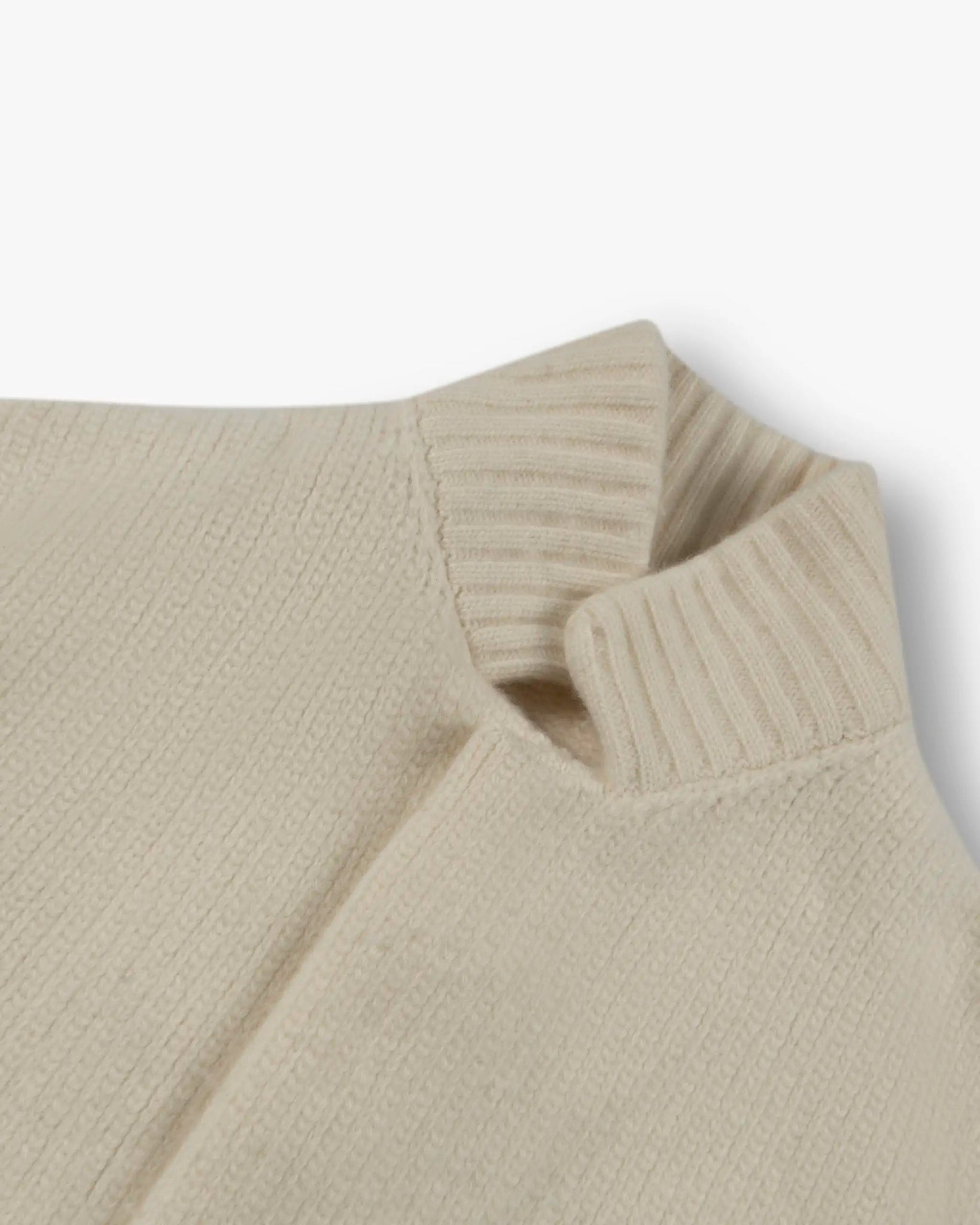 Weißer Cardigan With Patch Pockets von Luciano Barbera - Knitwear LUCIANO BARBERA