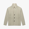 Weißer Cardigan With Patch Pockets von Luciano Barbera - Knitwear LUCIANO BARBERA