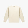 Weißer Fluffy Rundhals Pullover von Rhea - Knitwear RHEA KNITWEAR