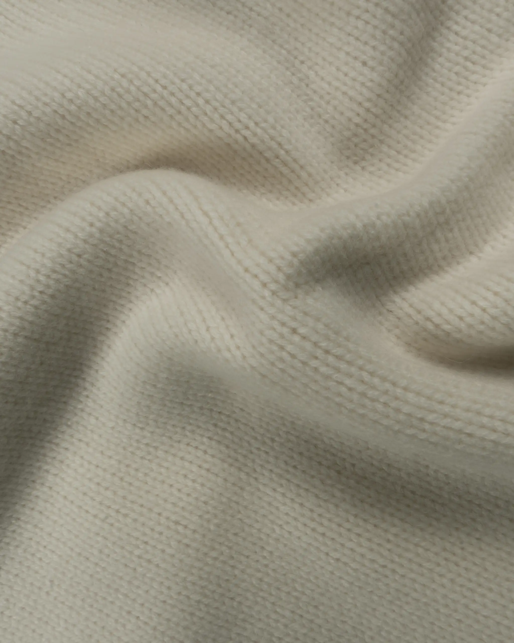 Weißer Reine Merino Woll Grobstrick Pullover von Rhea - Knitwear RHEA KNITWEAR