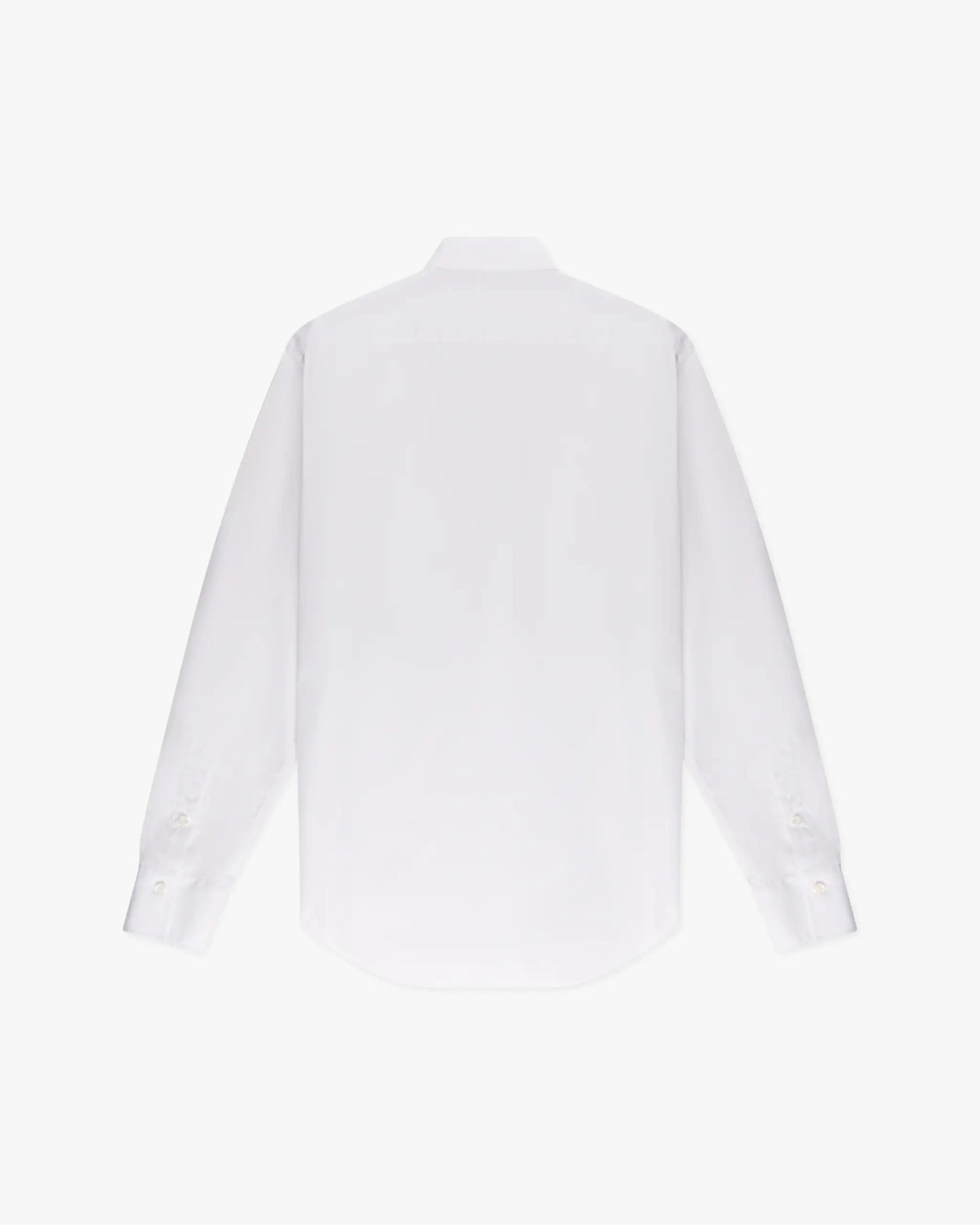Weißes Baumwoll - Popeline Girlfriend Shirt von Caliban - Blouses CALIBAN
