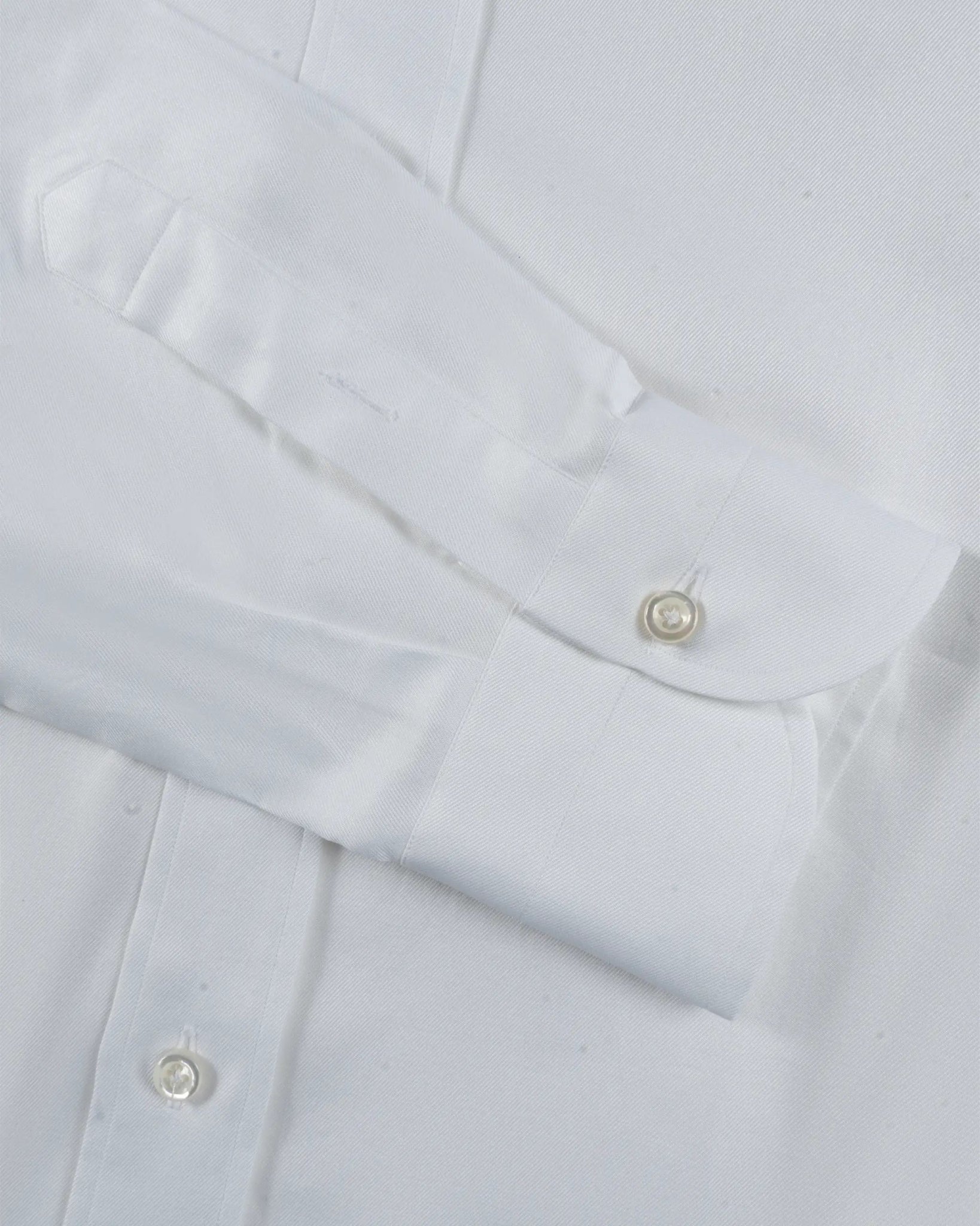 Weißes Baumwolle Twill Hemd Mit Kent Kragen Schmale Passform von Luciano Barbera - Shirts LUCIANO BARBERA