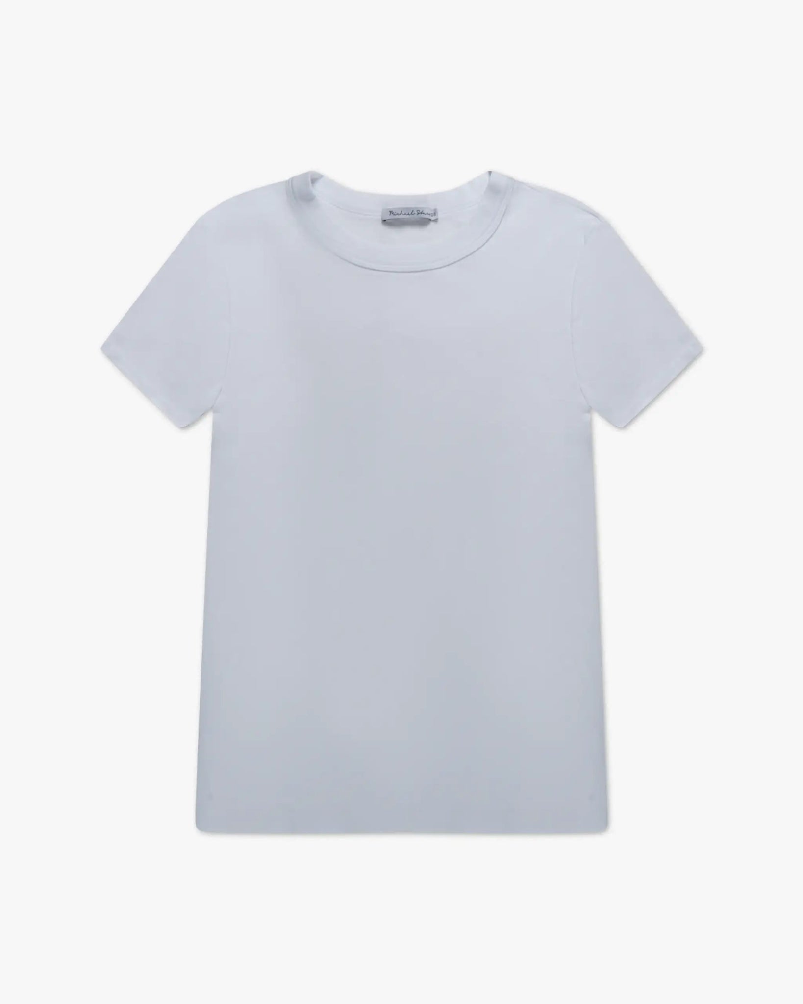 Weißes Crew Neck Half Sleeve T-Shirt von Michael Stars - Shirts MICHAEL STARS