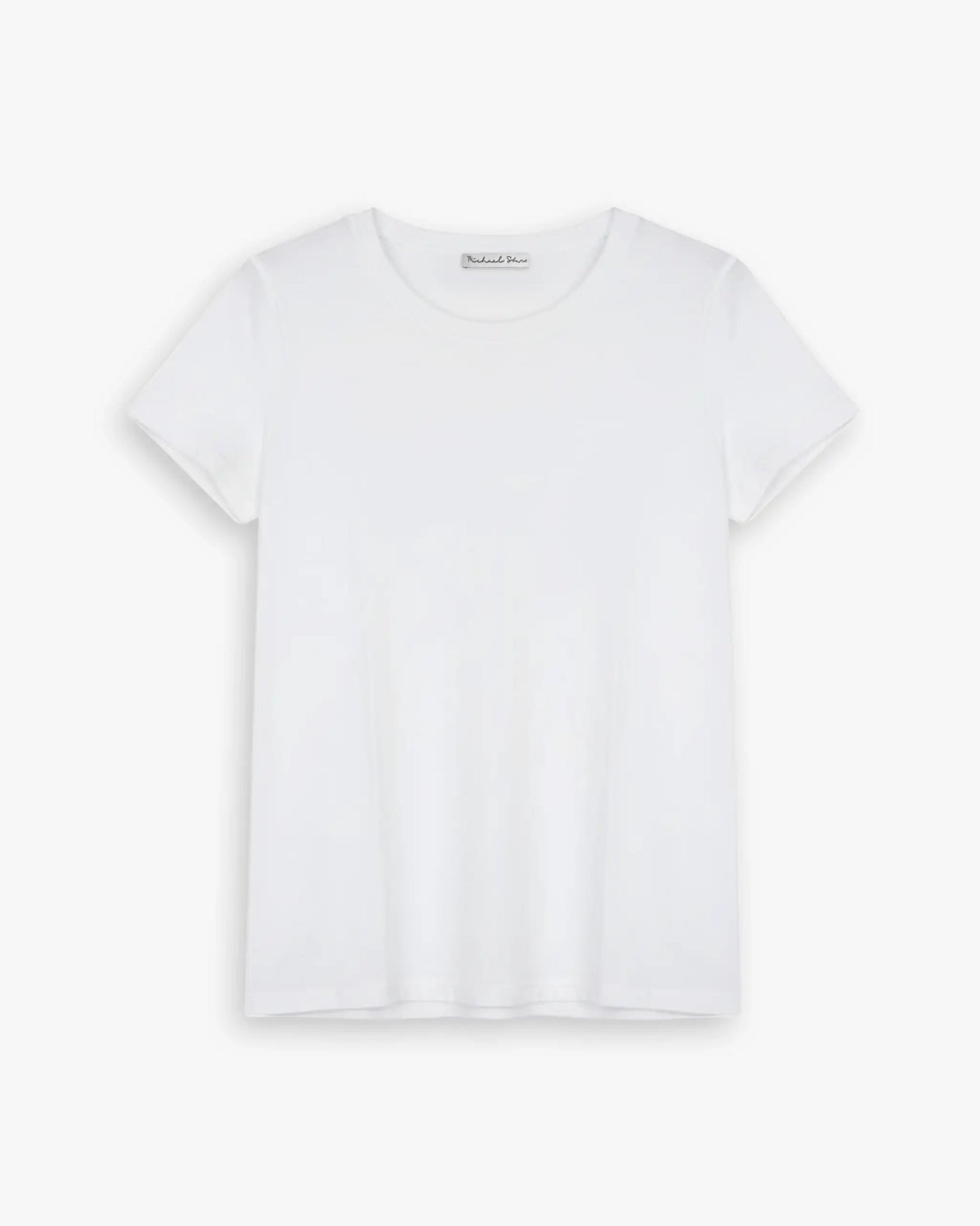 Weißes Crew Neck Half Sleeve T-Shirt von Michael Stars - Shirts MICHAEL STARS