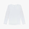 Weißes Kellerfalten Langarm Rundhals Shirt von Majestic Filatures Deluxe - Shirts MAJESTIC