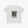 Weißes Legeres V - Shirt mit Chill - Print von Au Soleil St. Tropez - Shirts AU SO LAIT ST T
