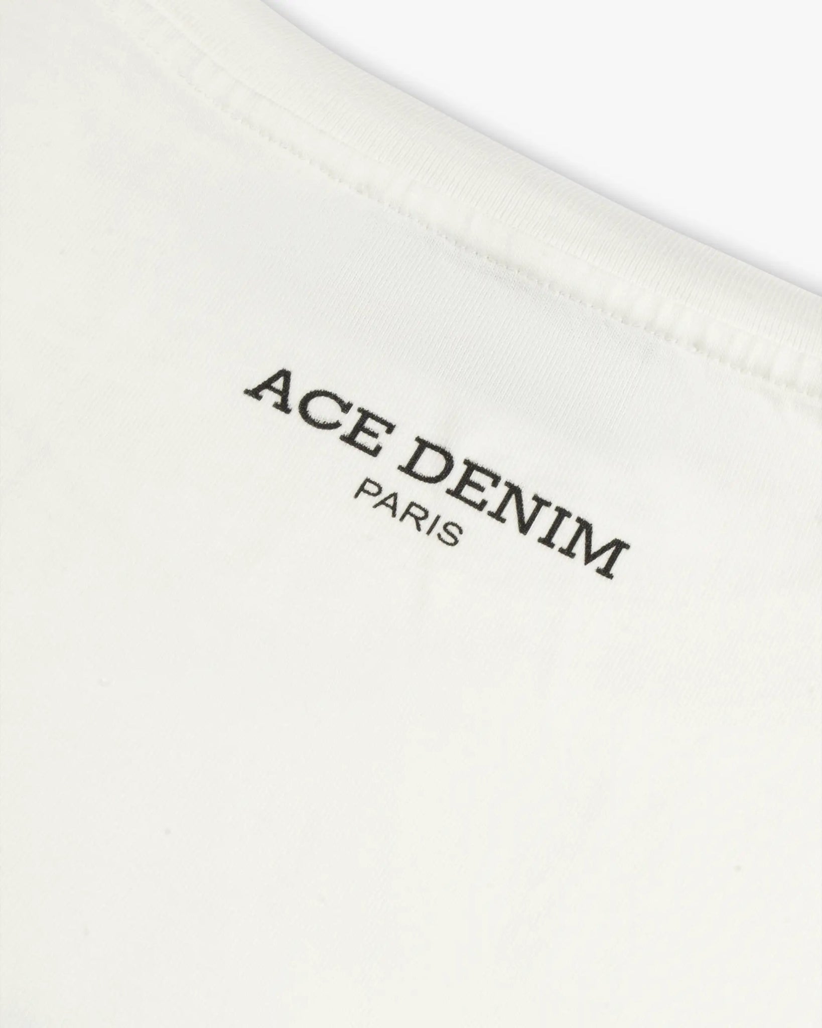 Weißes Live T-Shirt von Ace Denim - Shirts ACE DENIM