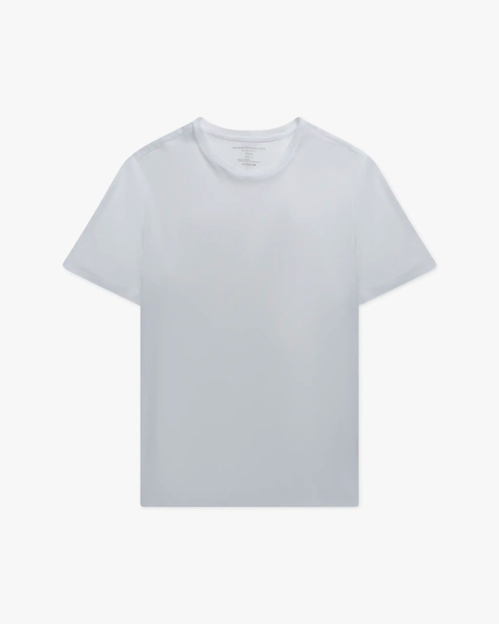 Weißes Rundhalbsarm T-Shirt von Majestic Filatures - Shirts MAJESTIC
