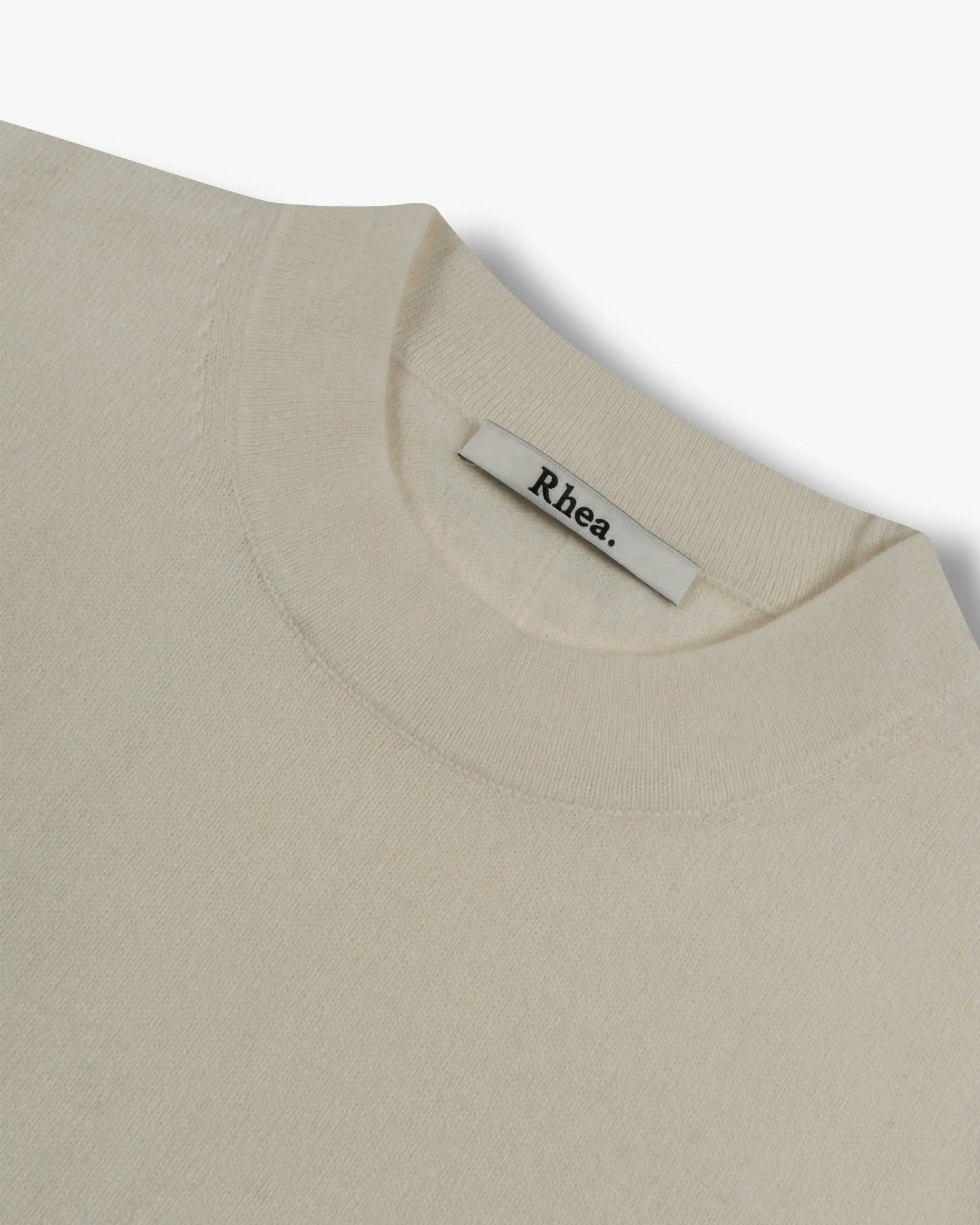 Weißes Strick - T-Shirt von Rhea - Knitwear RHEA KNITWEAR