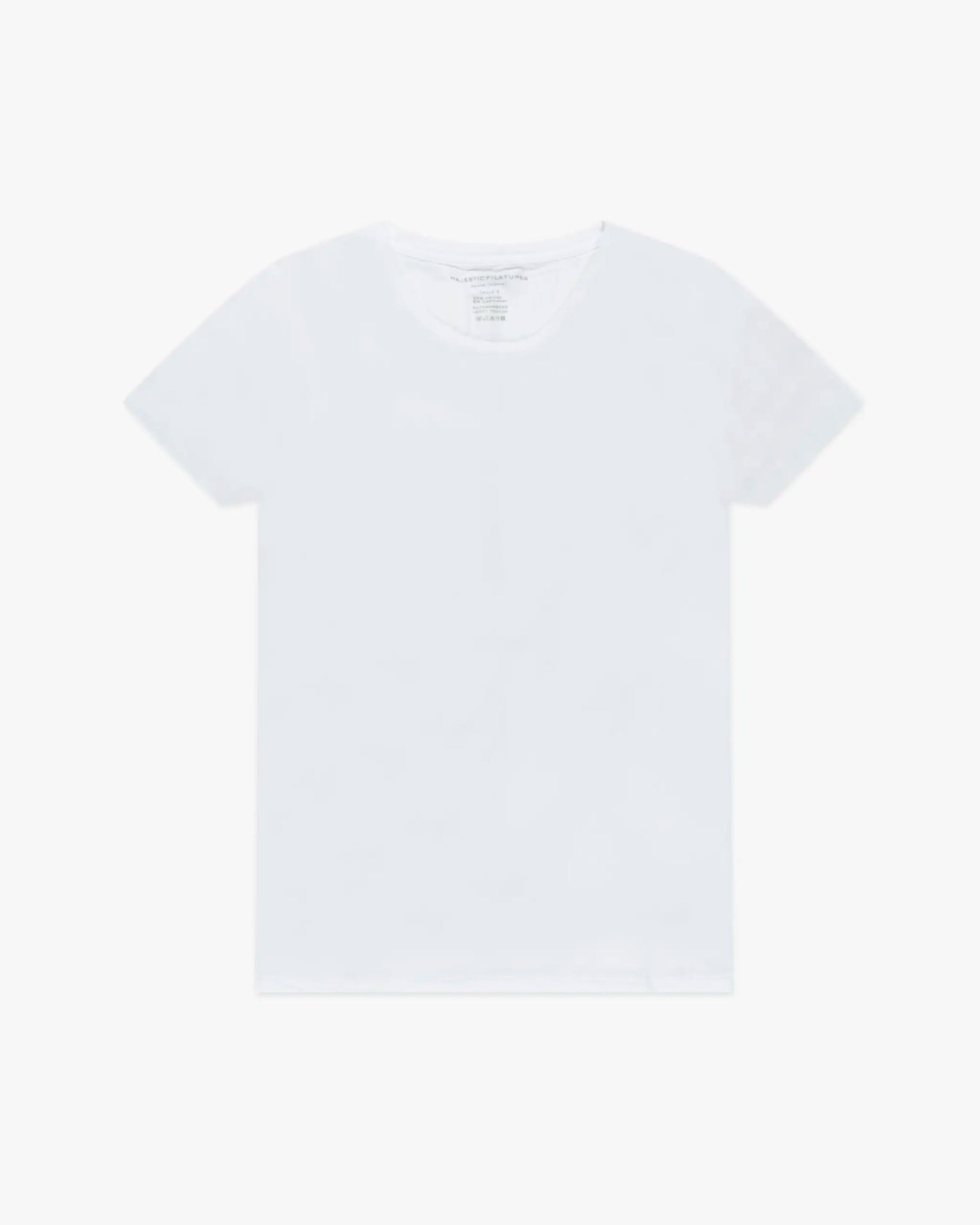 Weißes Unterzieh Tank Shirt von Majestic Filatures Deluxe - Shirts MAJESTIC