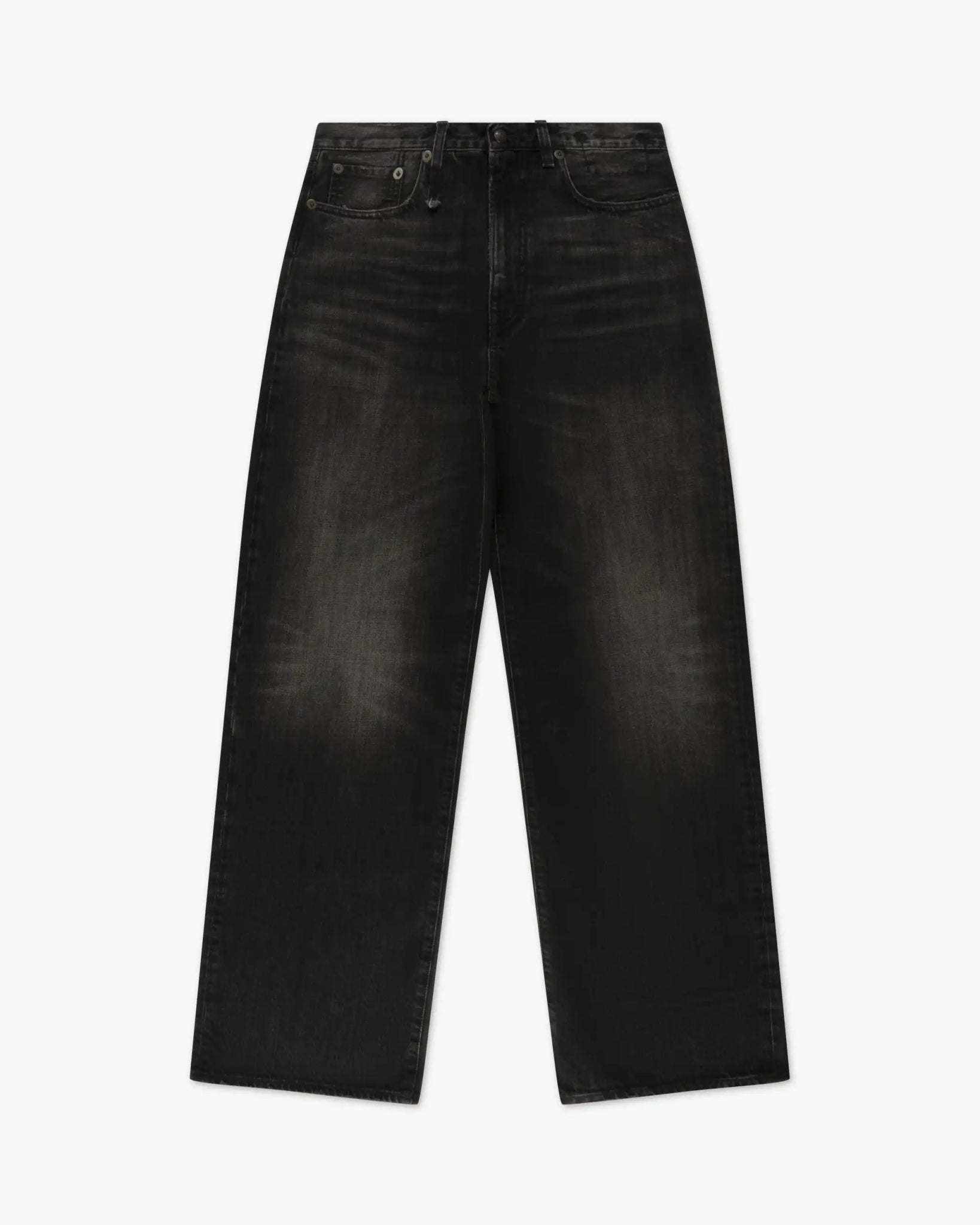 Willson Schwarze D Arcy Loose Jeans mit weitem Bein von R13 New York - Denim R13 WOMEN