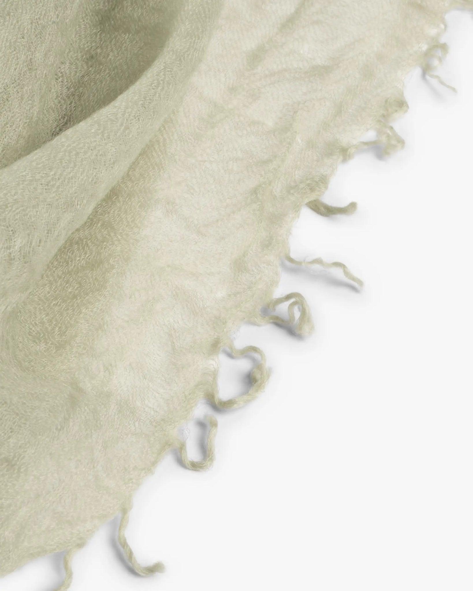 Wolkengrauer mittlerer gewebter Schal von Freckenberger - Knitwear FRENCKENBERGER