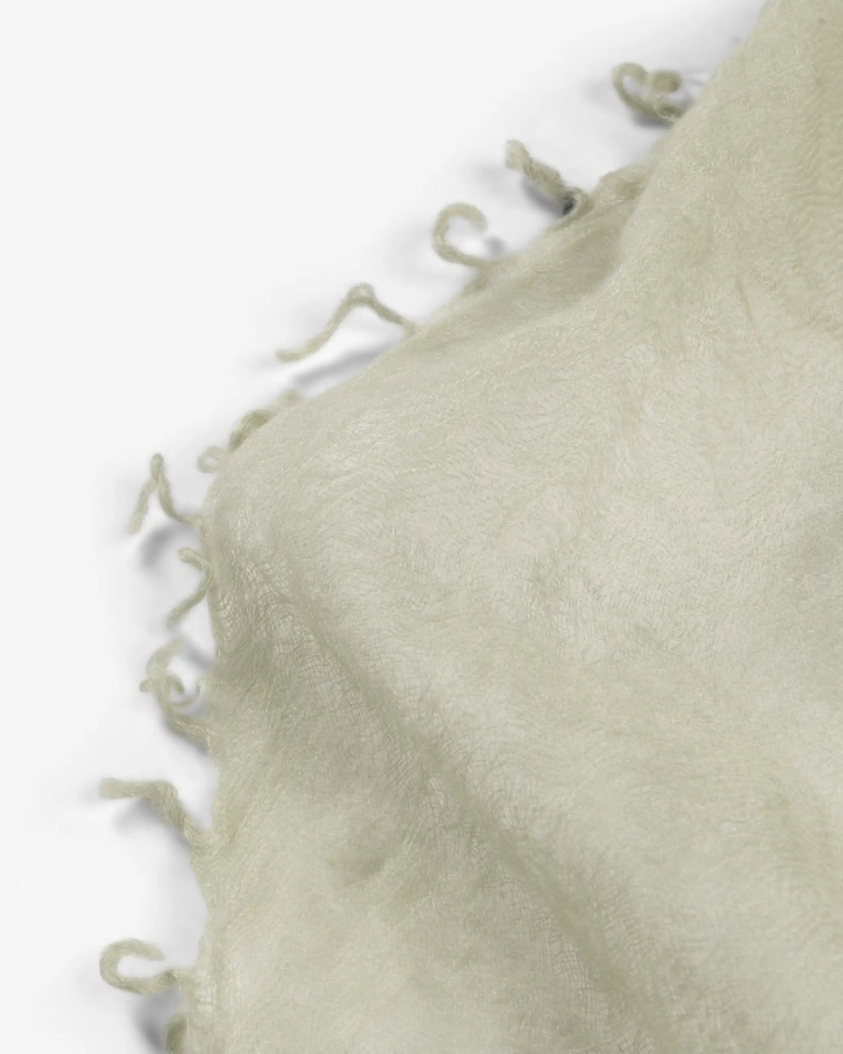Wolkengrauer mittlerer gewebter Schal von Freckenberger - Knitwear FRENCKENBERGER