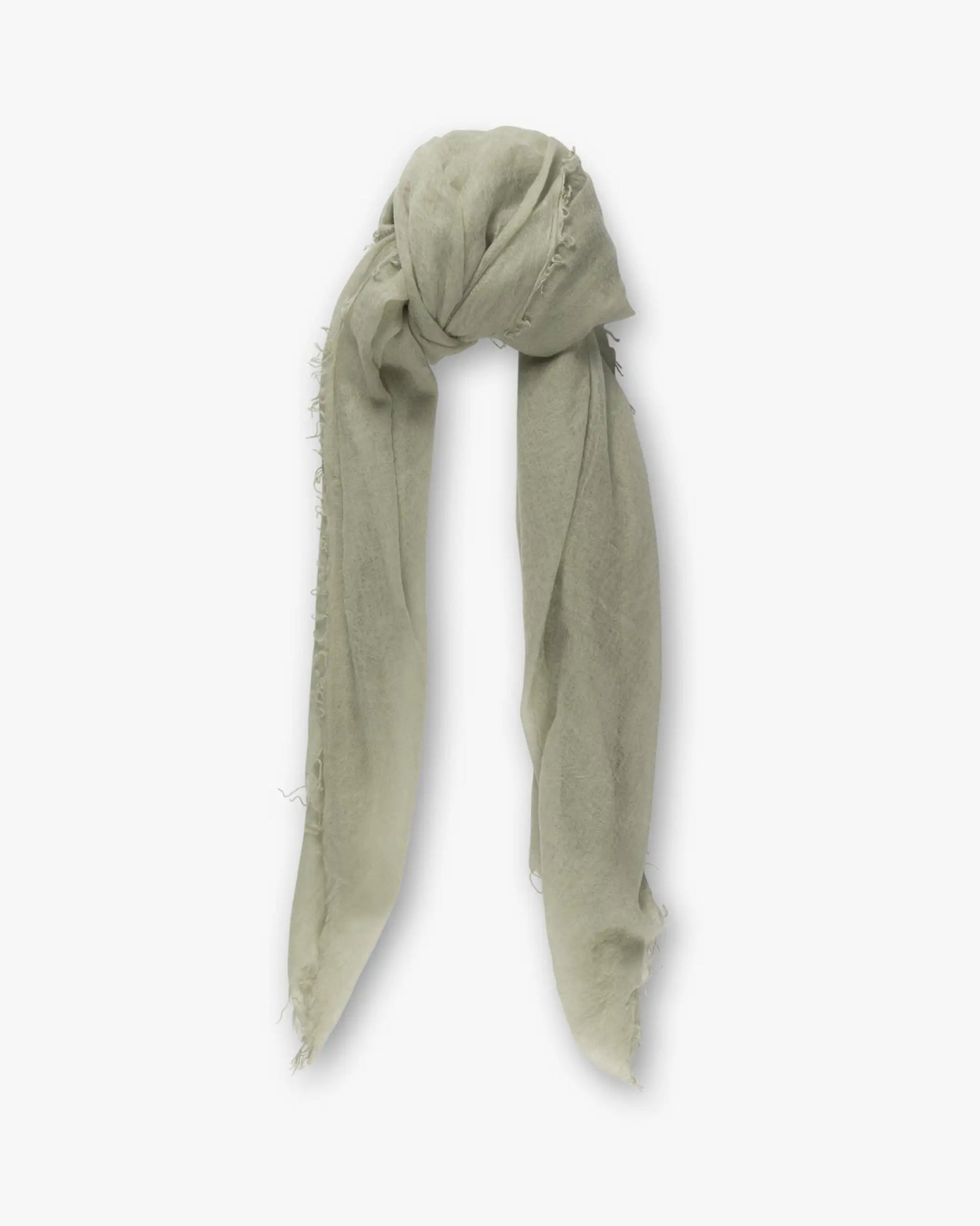 Wolkengrauer mittlerer gewebter Schal von Freckenberger - Knitwear FRENCKENBERGER