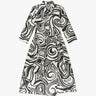 Zebra Bedrucktes Baumwollstretch Kleid mit Samantha Besatz von La Camicia - Dresses LA CAMICIA