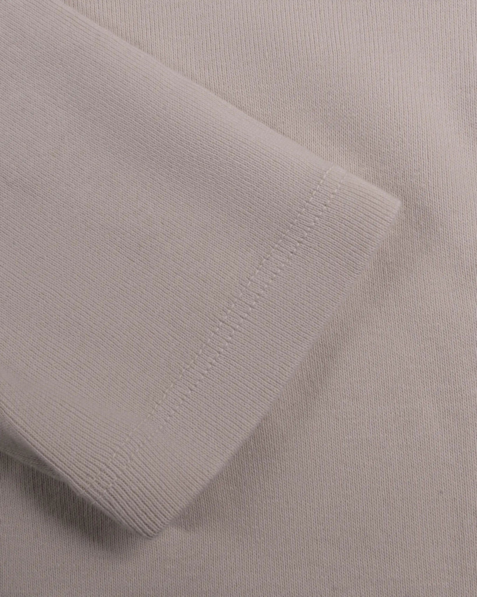 Zementfarbenes Bootsneck - Rippen - Shirt mit 3/4 - Ärmeln von Michael Stars - Shirts MICHAEL STARS