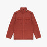 Zinnoberrote Garment Dyed Leinen - Mix Fieldshirt Jacke von Keeling - Coats & Jackets KEELING