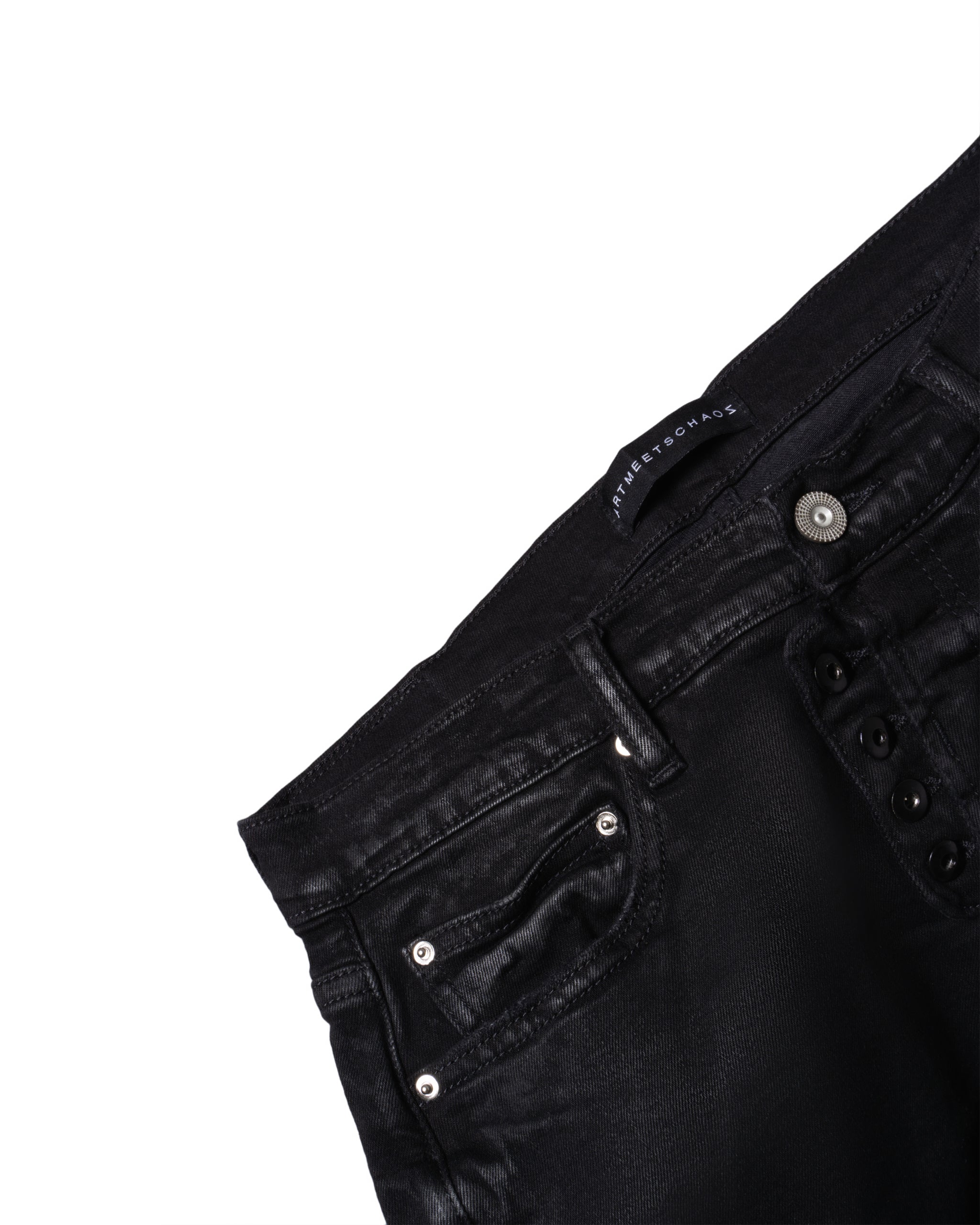 SLIM FIT DISSTRESSED JEANS