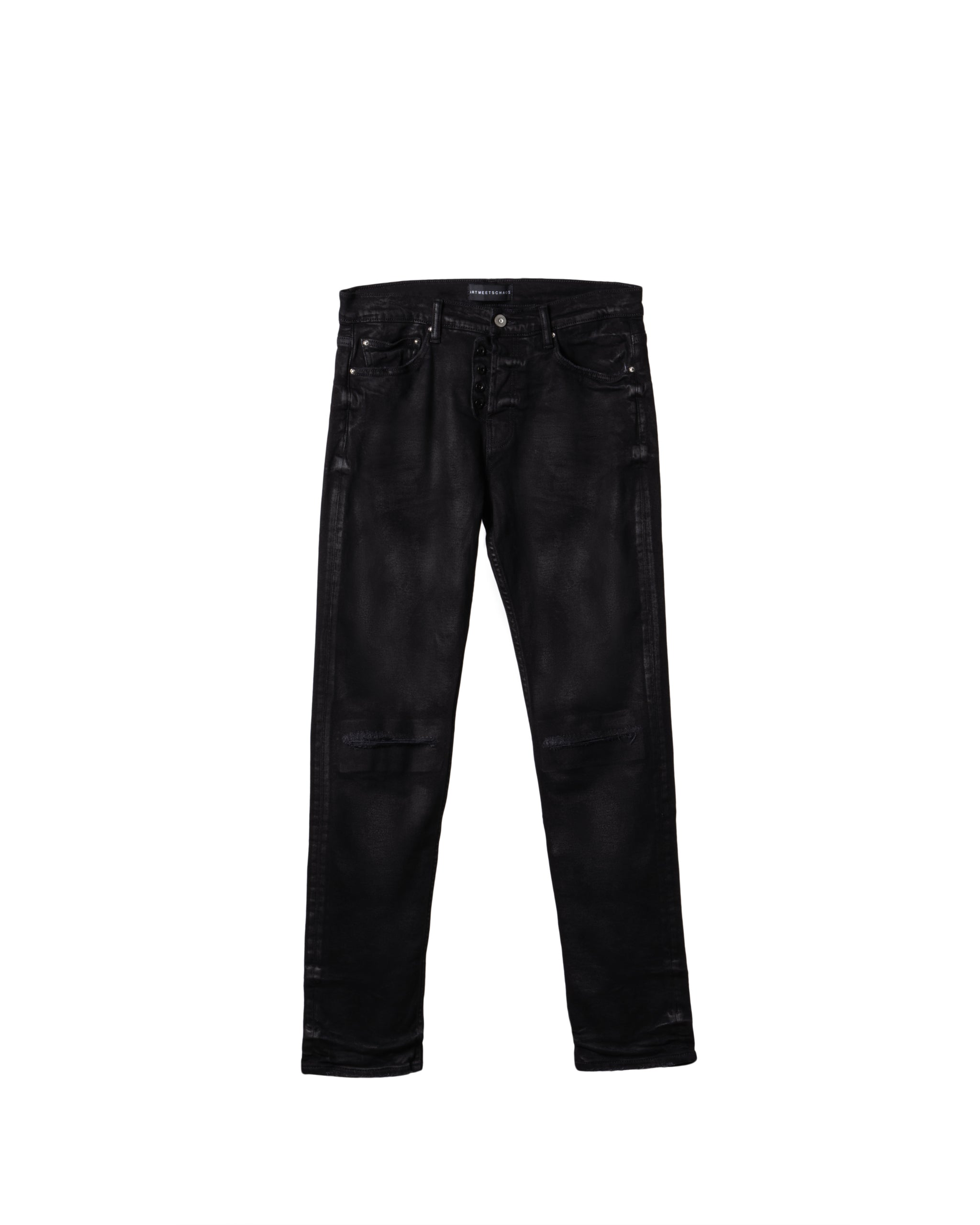 SLIM FIT DISSTRESSED JEANS