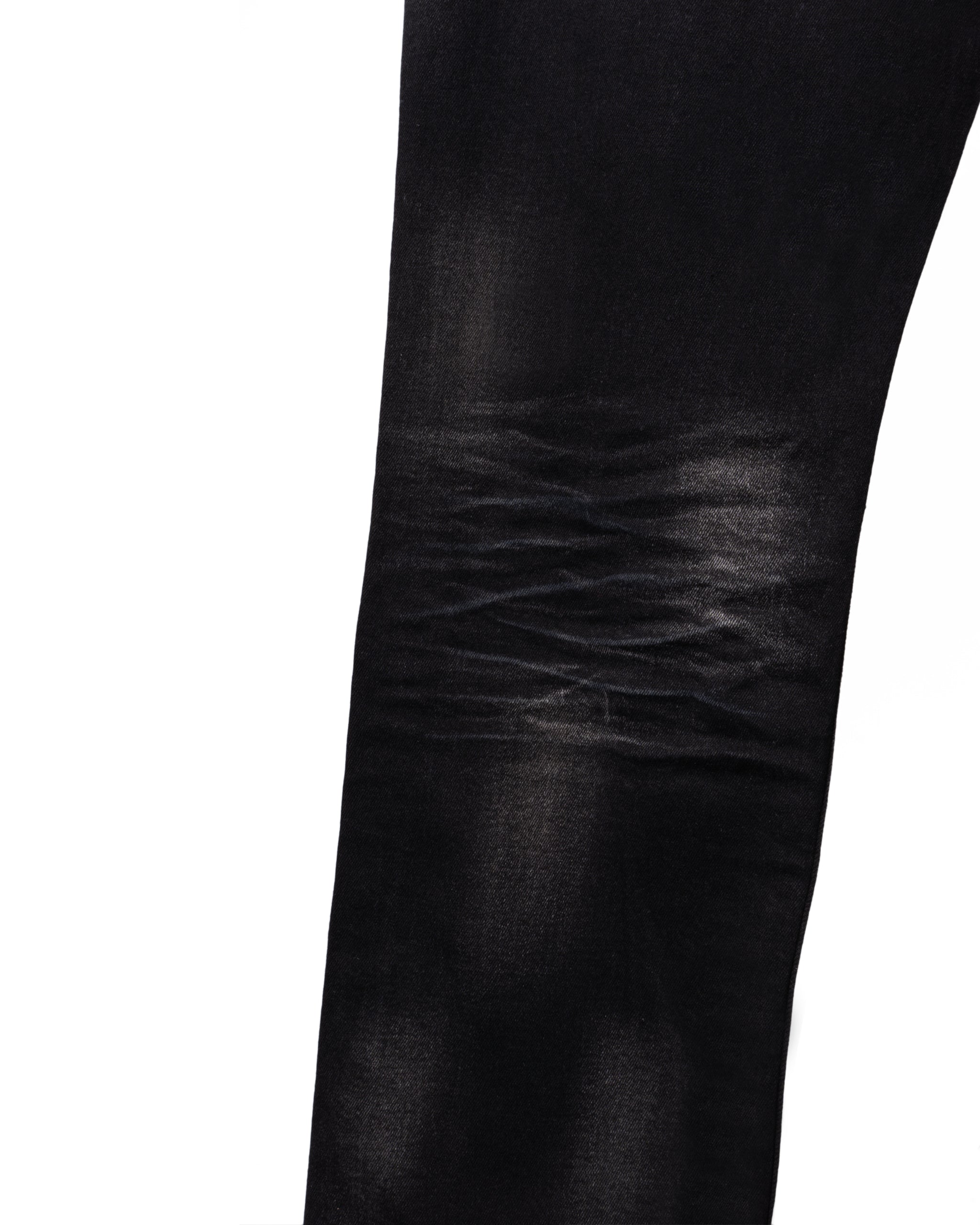 SLIM FIT DESTROYED JEANS