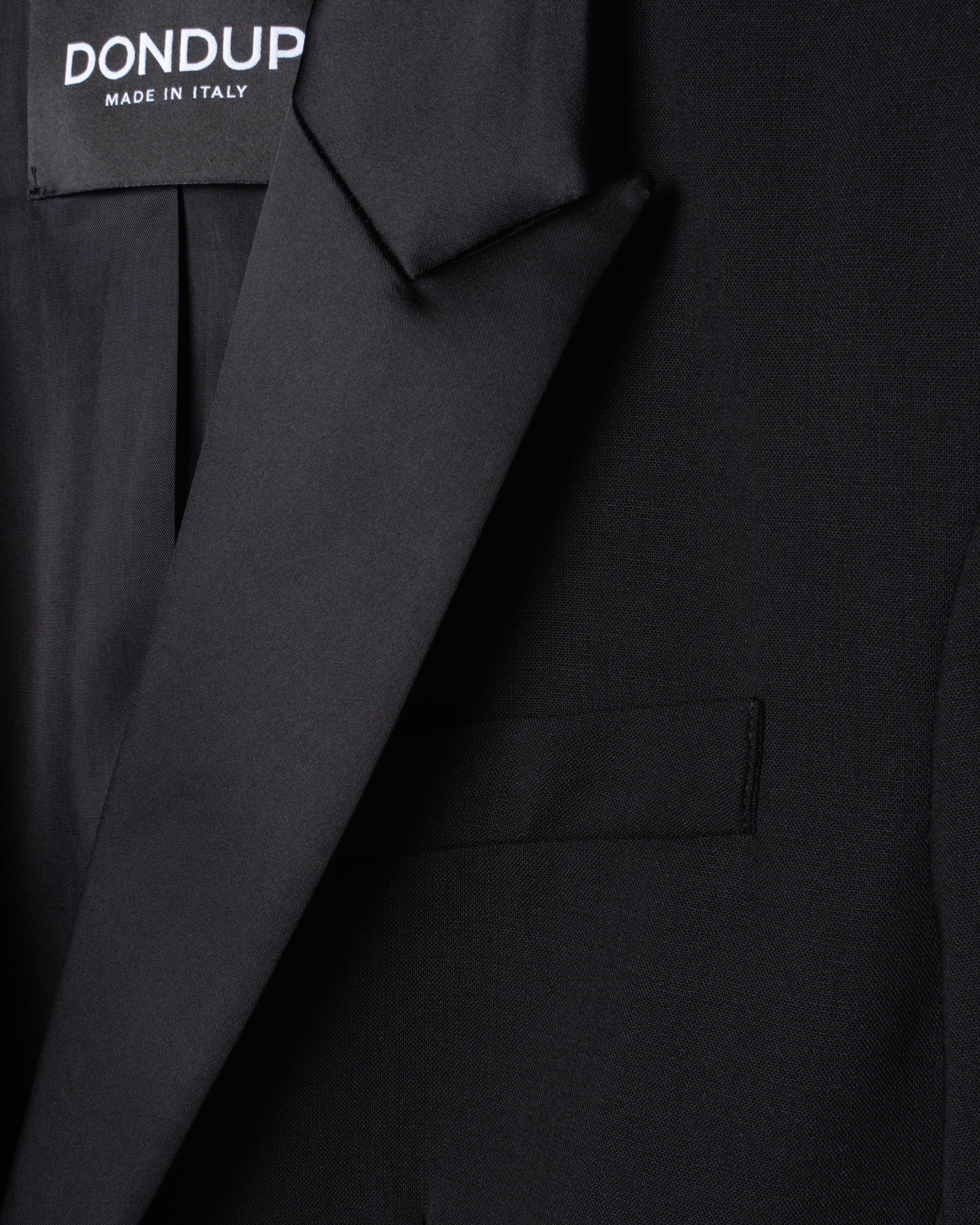 SMOKING SATIN REVER BLAZER