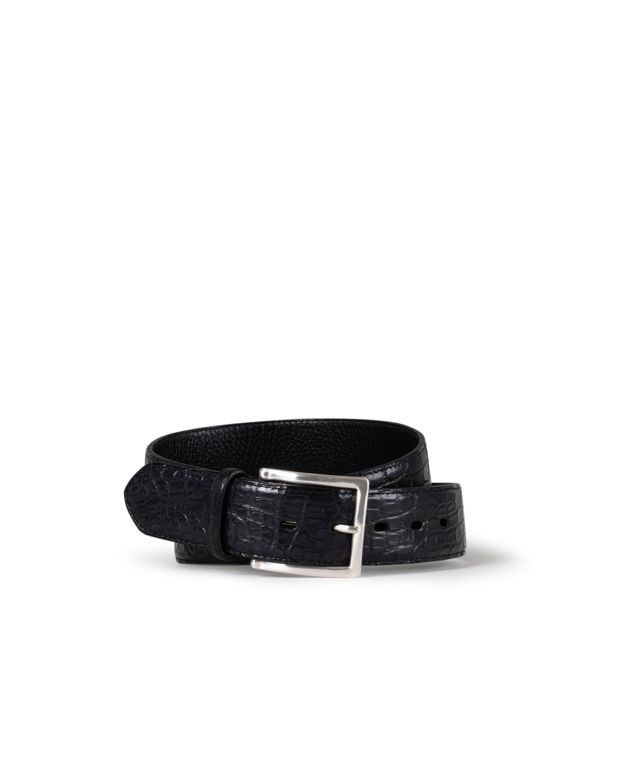 SOFT ALIGATOR BELT WITH BUCKLE