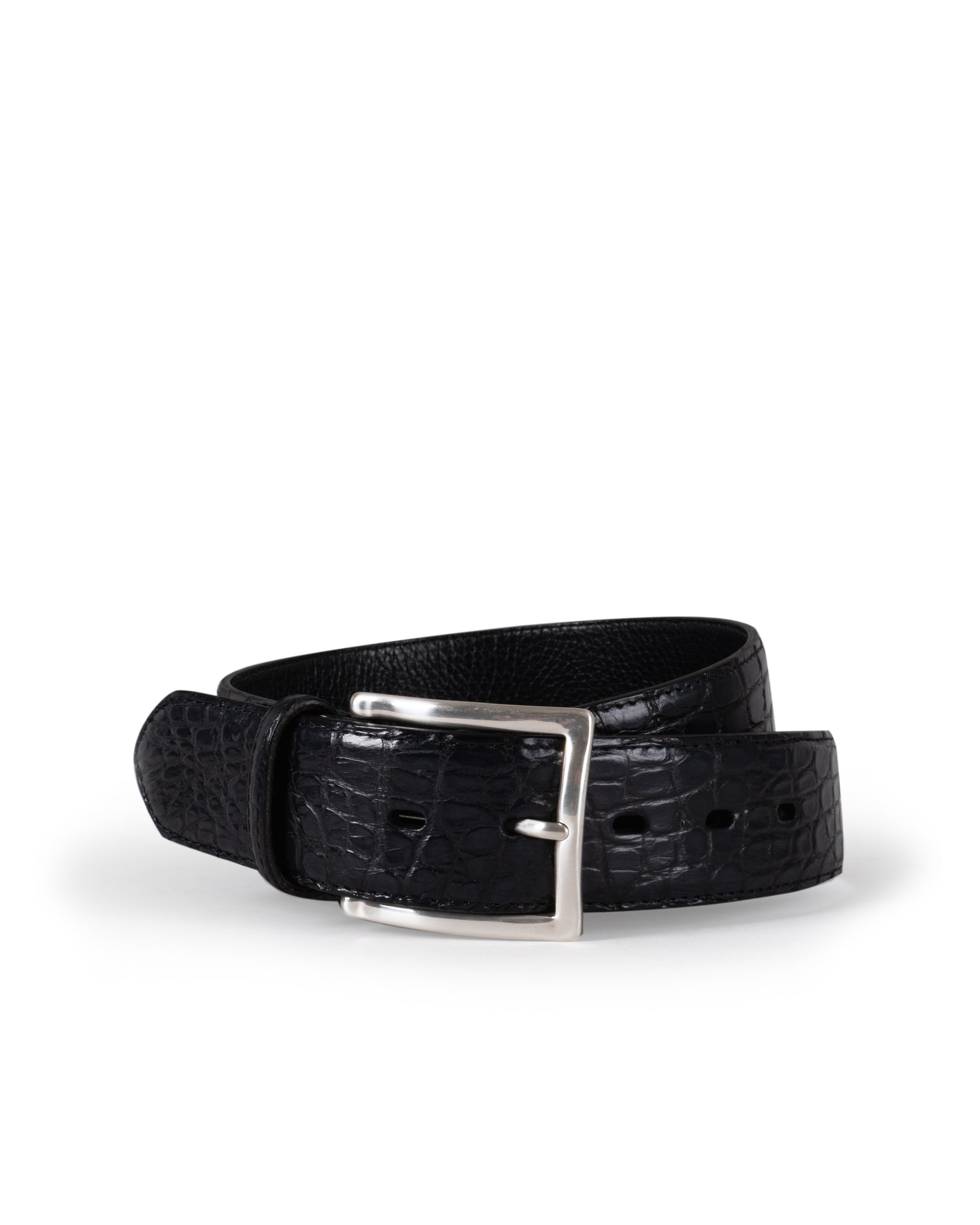 SOFT ALIGATOR BELT WITH BUCKLE